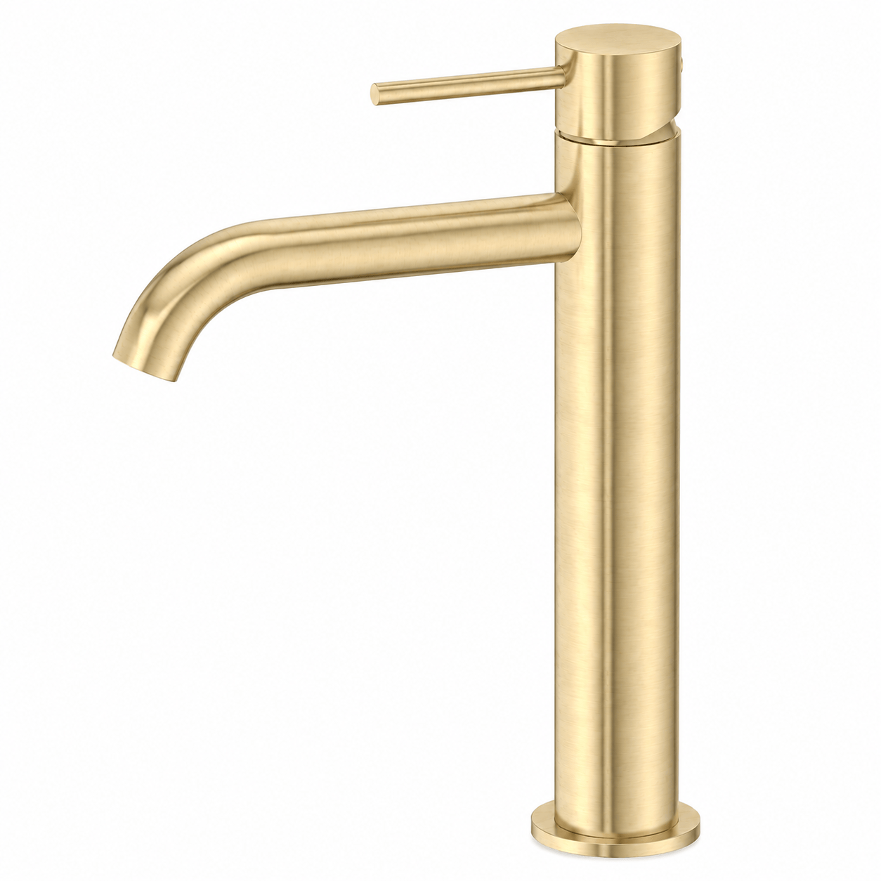 Bathroom Vaucluse Tall Basin Mixer - Satin Brass