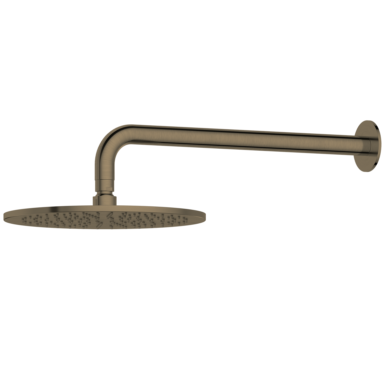 Bathroom Vaucluse Wall Mount Shower Head Antique Brass