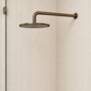 Bathroom Vaucluse Wall Mount Shower Head - Antique Brass