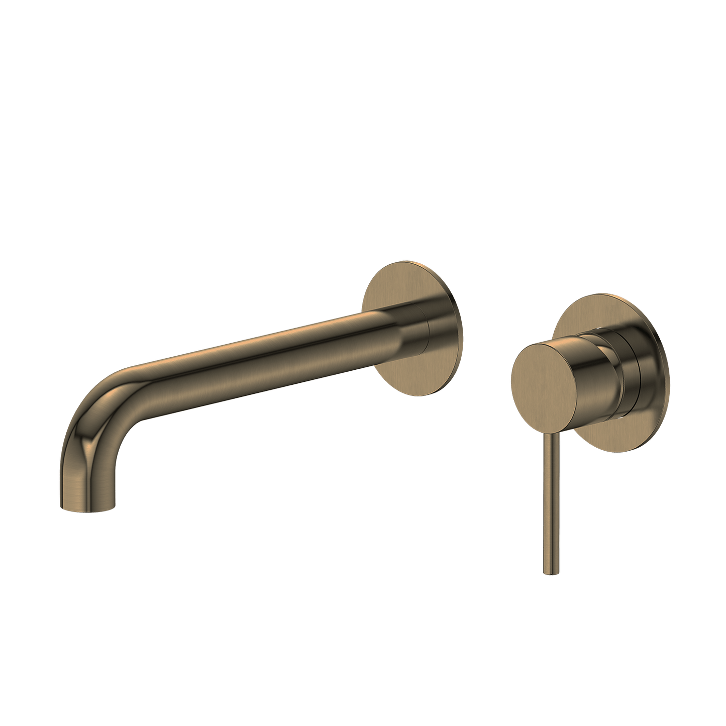 Bathroom Vaucluse Wall Mount Spout and Mixer Antique Brass
