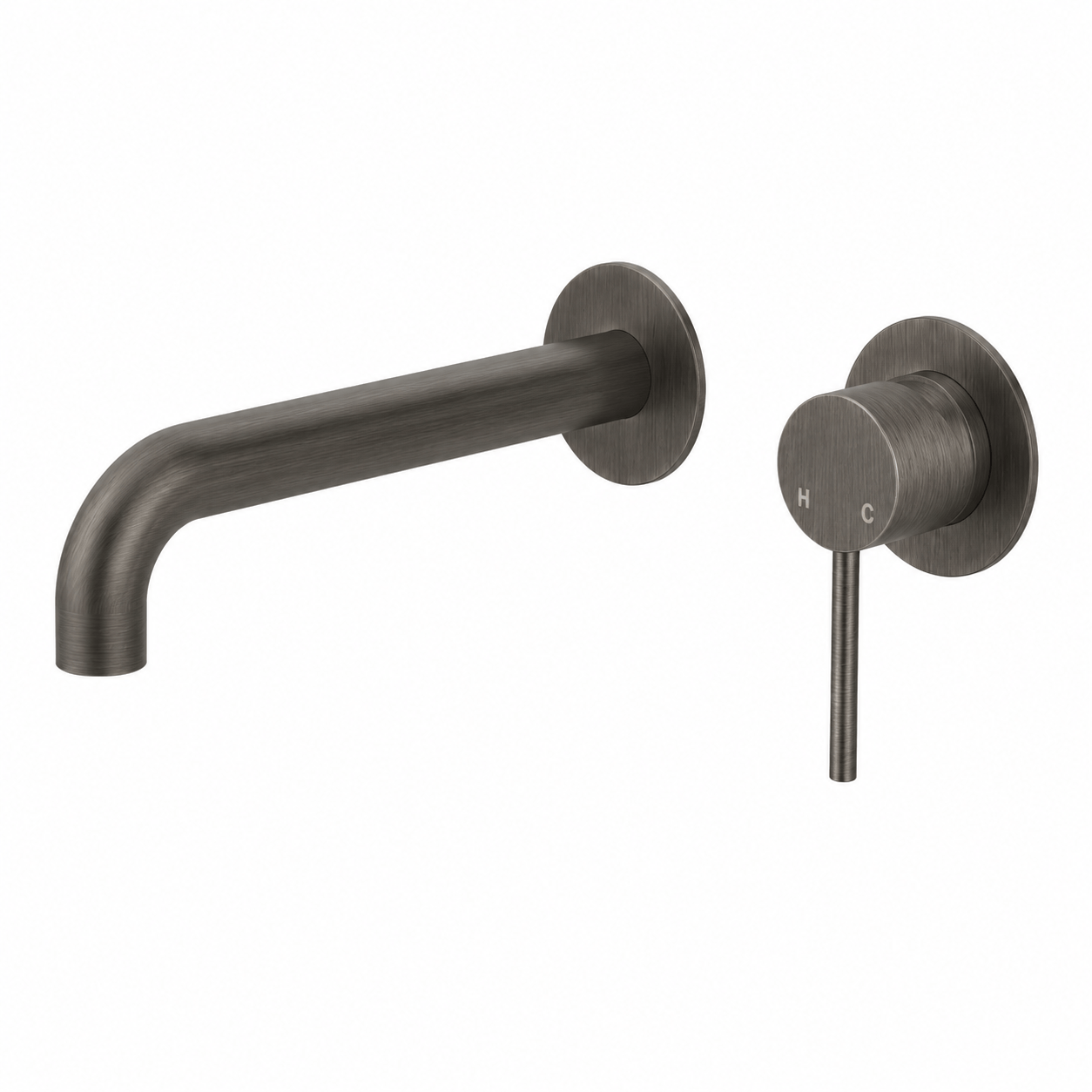 Bathroom Vaucluse Wall Mount Spout and Mixer - Antique Brass