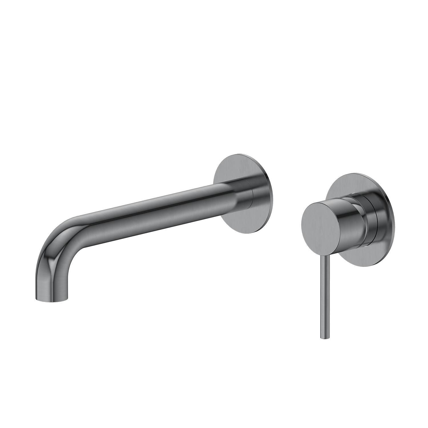 Bathroom Vaucluse Wall Mount Spout and Mixer Gunmetal