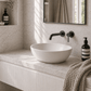 Bathroom Vaucluse Wall Mount Spout and Mixer - Gunmetal