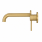 Bathroom Vaucluse Wall Mount Spout and Mixer - Satin Brass