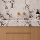 Bathroom Vaucluse Wall Mount Spout and Mixer - Satin Brass