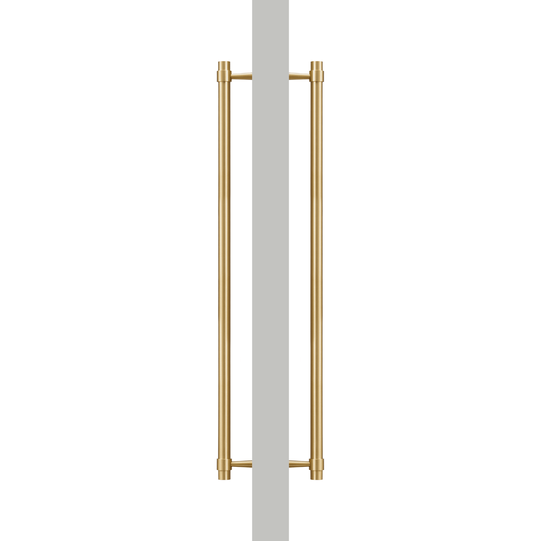 Bayside Luxe - Albert Park Double Sided Satin Brass Door Pulls