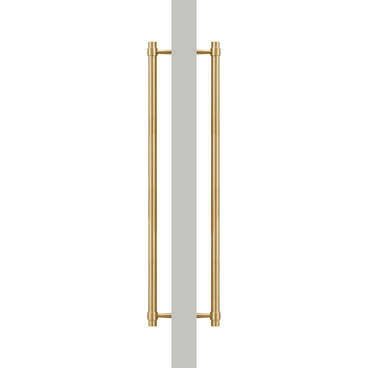 Bayside Luxe - Albert Park Double Sided Satin Brass Door Pulls