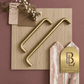 Bayside Luxe Burleigh Solid Satin Brass Cabinetry Handles