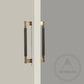 Bayside Luxe - Double Sided Solid Antique Brass Door Pull  - Bronte 300 x 55mm (HS268mm)