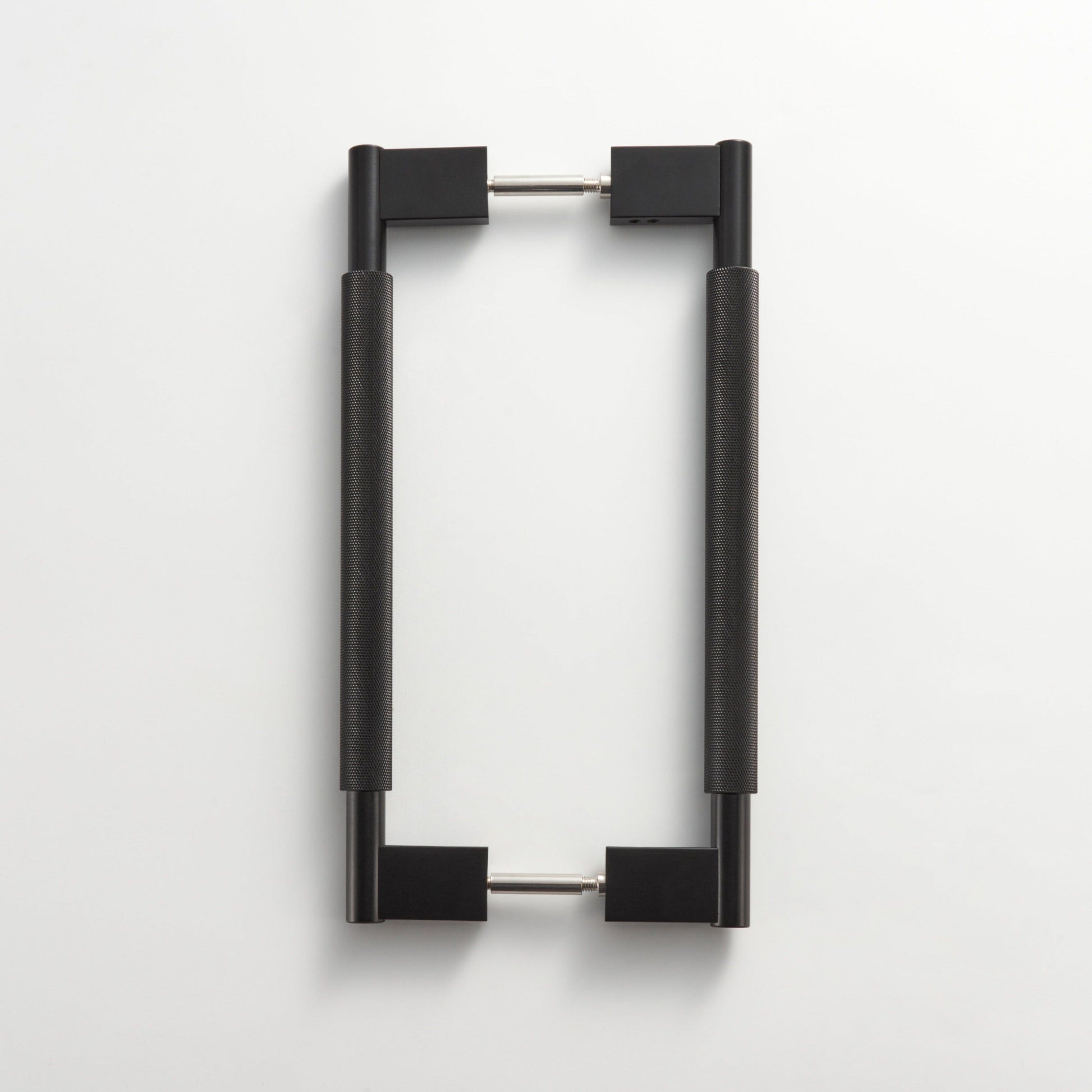 Bayside Luxe - Double Sided Solid Black Brass Door Pull  - Bronte 300 x 55mm (HS268mm)