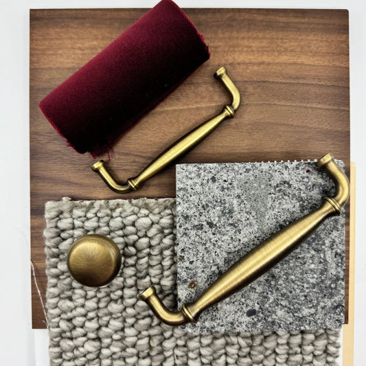 Bayside Luxe - Peppermint Grove Antique Brass Cabinetry Handles