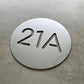 Bayside Luxe - Personalised House Number Circle Sign 30cm