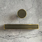 Bayside Luxe San Remo Solid Black and Satin Brass Cabinetry Handles