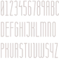 Bayside Luxe - Silver Letters and Numbers - 70mm
