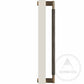 Bayside Luxe - Single Sided Solid Antique Brass Door Pull  - Bronte 450 x 55mm (HS418mm)