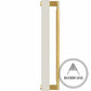 Bayside Luxe - Single Sided Solid Satin Brass Brass Door Pull  - Bronte 600 x 55mm (HS418mm)