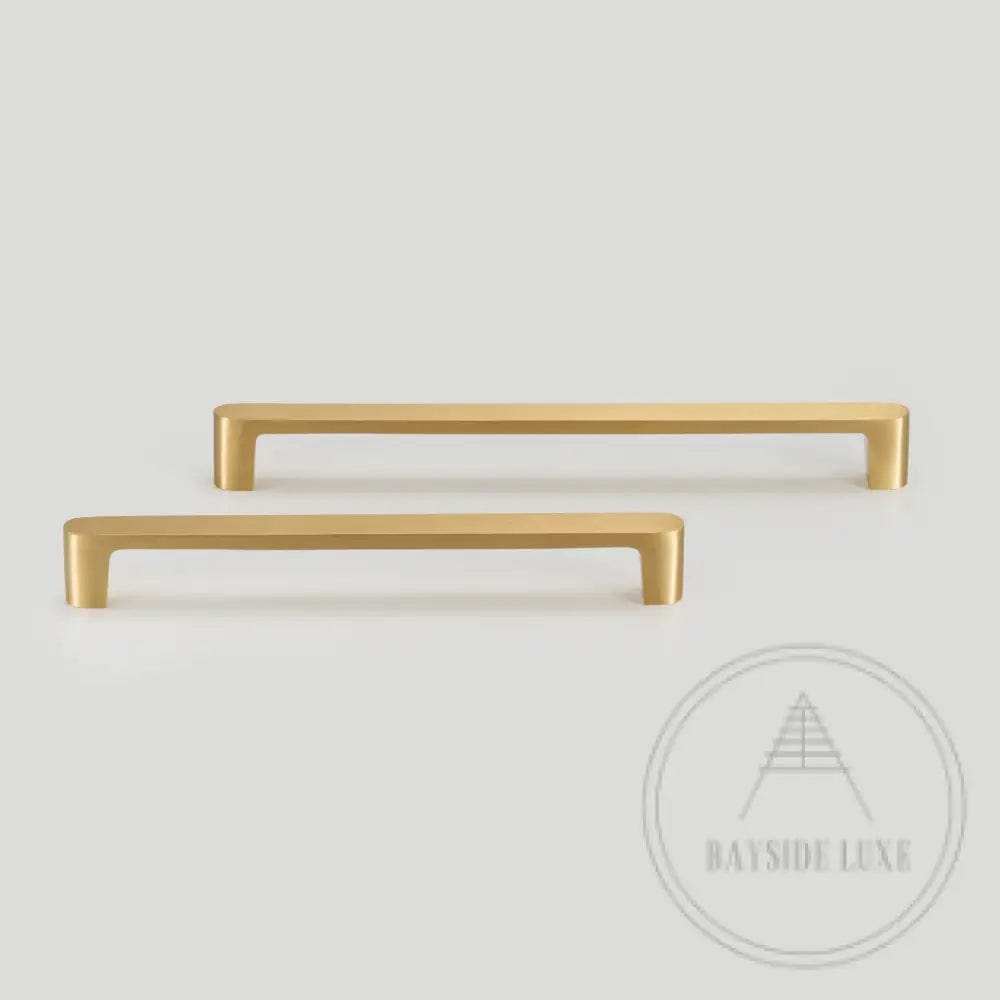 Bayside Luxe - Subiaco Satin Brass Handles