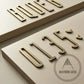Bayside Luxe - The Gatsby Antique Brass Letters and Numbers - 70mm