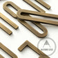 Bayside Luxe - The Gatsby Antique Brass Letters and Numbers - 70mm