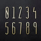 Bayside Luxe - The Gatsby Golden Brass Letters and Numbers - 70mm