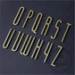 Bayside Luxe - The Gatsby Golden Brass Letters and Numbers - 70mm
