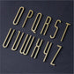 Bayside Luxe - The Gatsby Golden Brass Letters and Numbers - 70mm