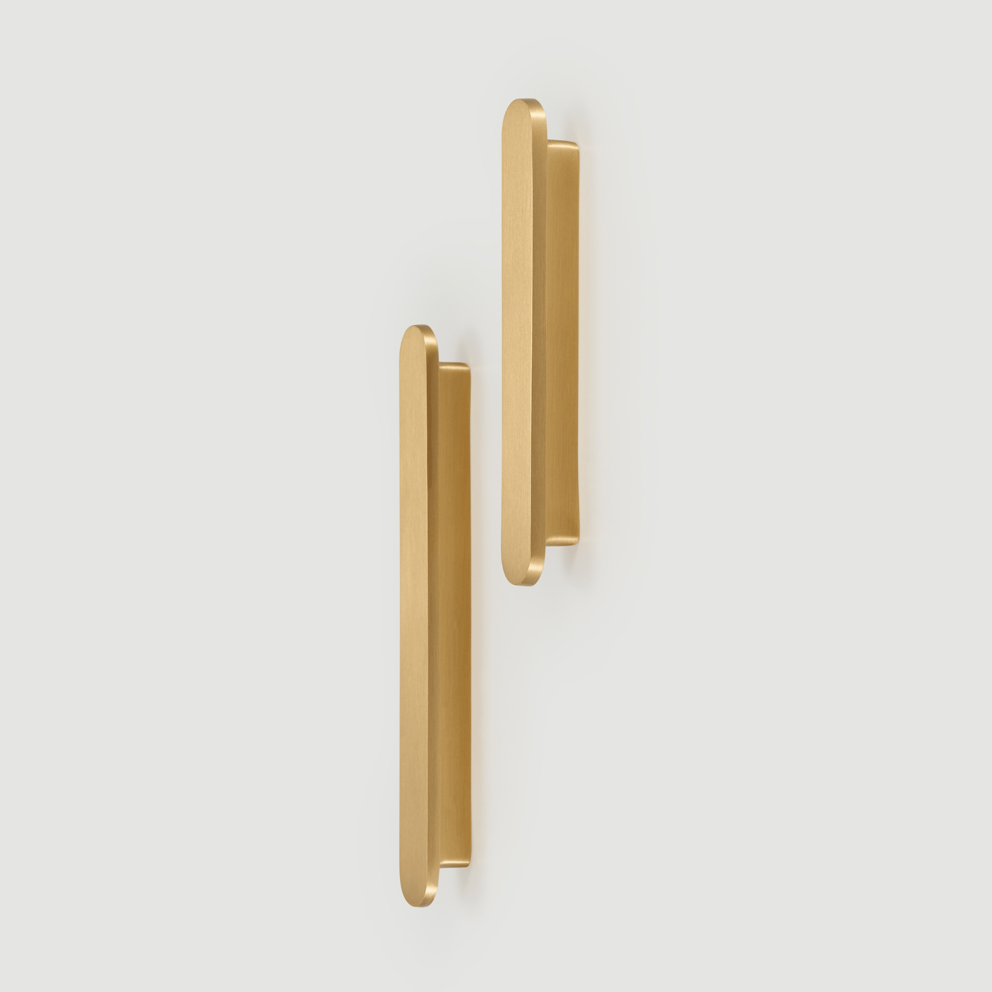 Cabinet Hardware 128 x 17mm (HS96) Bayside Luxe - Canterbury Solid Satin Brass Cabinetry Handles