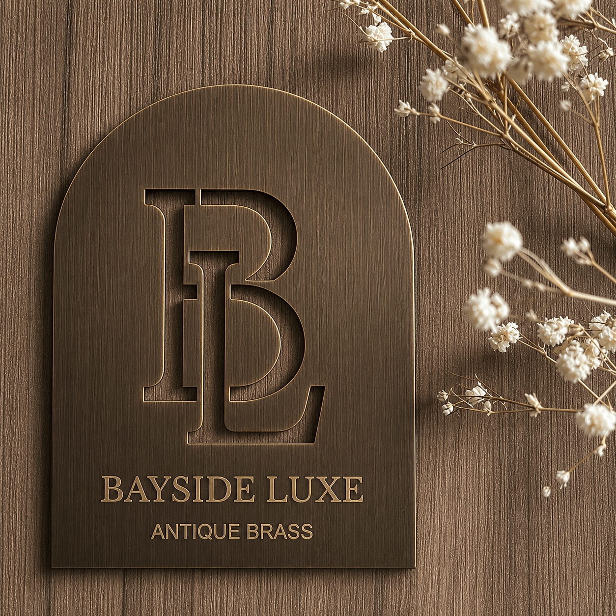 Cabinet Hardware Antique Brass Bayside Luxe Sample Finish Pack