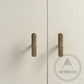 Cabinet Hardware Bayside Luxe - Attadale Antique Brass Cross Knurled Cabinetry Handle