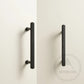 Cabinet Hardware Bayside Luxe - Attadale Black Brass Cross Knurled Cabinetry Handle