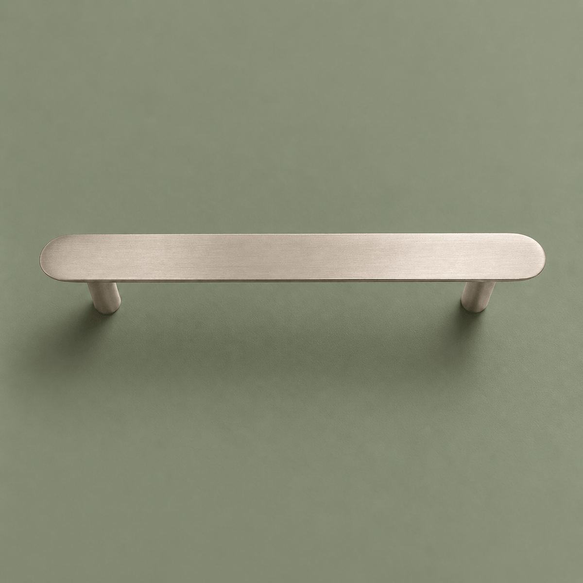 Cabinet Hardware Bayside Luxe Blairgowrie Solid Brushed Nickel Cabinetry Handles
