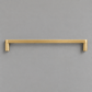 Cabinet Hardware Bayside Luxe Burleigh Solid Satin Brass Cabinetry Handles