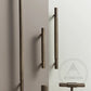 Cabinet Hardware Bayside Luxe - Floreat Antique Brass Cross Knurled Cabinetry Handles