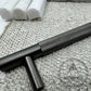 Cabinet Hardware Bayside Luxe - Floreat Gunmetal Cross Knurled Cabinetry Handles
