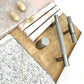 Cabinet Hardware Bayside Luxe - Floreat Nickel Cross Knurled Cabinetry Handles