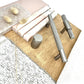 Cabinet Hardware Bayside Luxe - Floreat Nickel Cross Knurled Cabinetry Handles