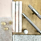 Cabinet Hardware Bayside Luxe - Floreat Nickel Cross Knurled Cabinetry Handles
