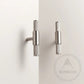 Cabinet Hardware Bayside Luxe - Floreat Nickel Cross Knurled Cabinetry Handles