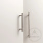 Cabinet Hardware Bayside Luxe - Floreat Nickel Cross Knurled Cabinetry Handles