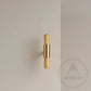 Cabinet Hardware Bayside Luxe - Floreat Solid Satin Brass Cross Knurled Cabinetry Handles