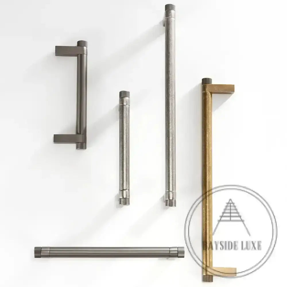 Cabinet Hardware Bayside Luxe - Newcastle Industrial Style Antique Finish Cabinetry Handle