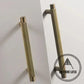 Cabinet Hardware Bayside Luxe - Sorrento Knurled Antique Brass Handle
