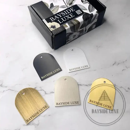 Cabinet Hardware Complete Set of Six Finishes Bayside Luxe Sample Finish Pack