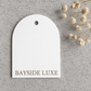 Cabinet Hardware White Bayside Luxe Sample Finish Pack