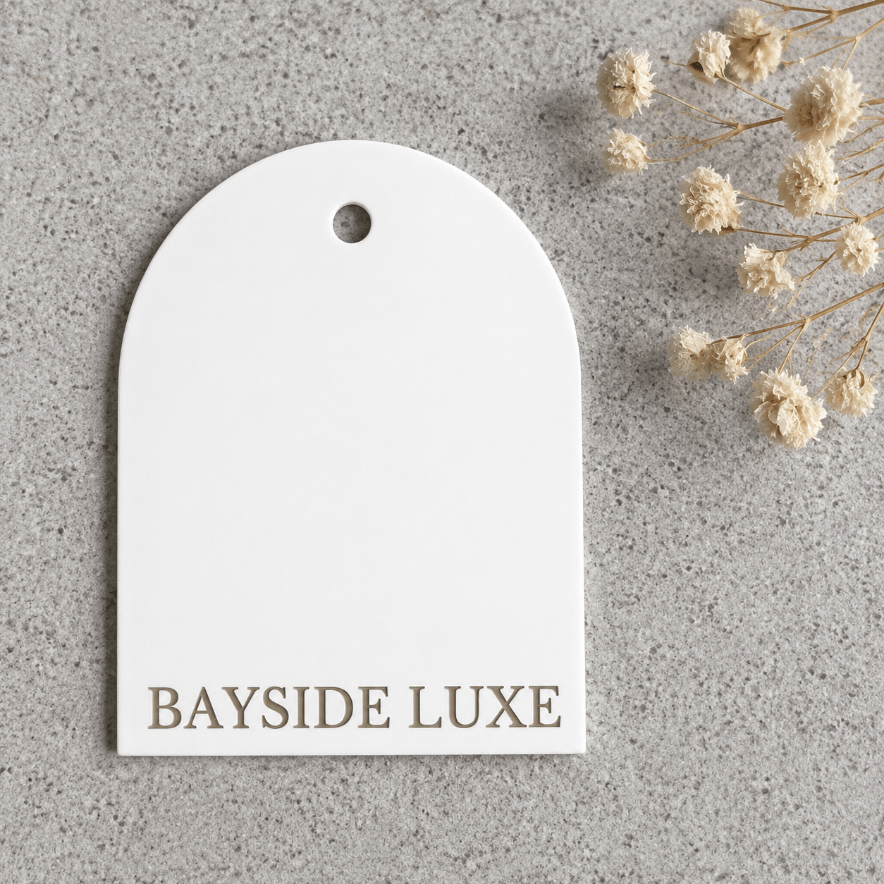 Cabinet Hardware White Bayside Luxe Sample Finish Pack