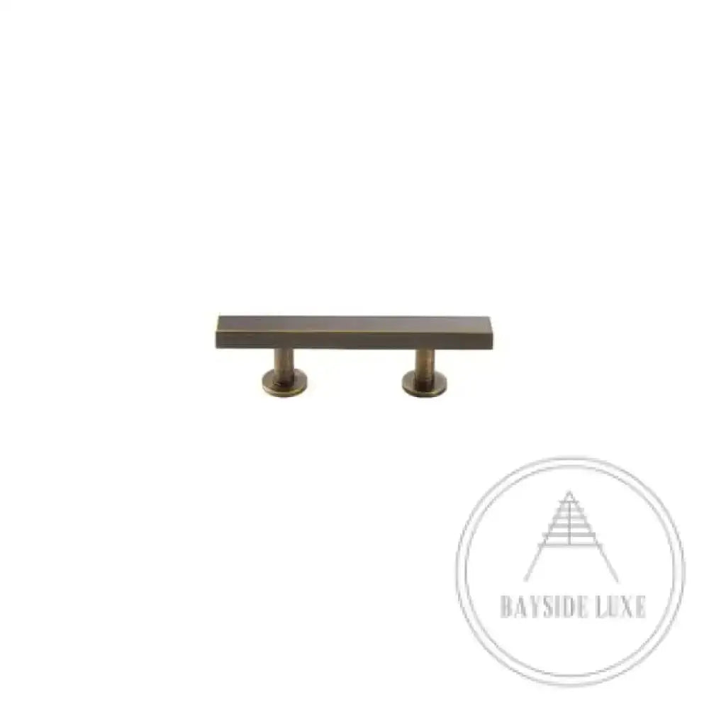 Cabinet Knobs & Handles 100 x 28mm (HS64) / Bronze / Solid Brass Bayside Luxe - Bellevue Brass Cabinetry Handles