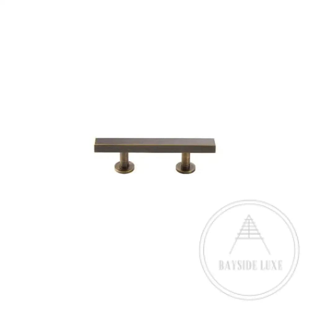 Cabinet Knobs & Handles 100 x 28mm (HS64) / Bronze / Solid Brass Bayside Luxe - Bellevue Brass Cabinetry Handles