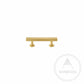 Cabinet Knobs & Handles 100 x 28mm (HS64) / Satin Brass / Solid Brass Bayside Luxe - Bellevue Brass Cabinetry Handles