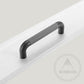 Cabinet Knobs & Handles 108mm x 32mm (HS96) / Gunmetal / Aluminium Bayside Luxe - Double Bay Gunmetal Grey Cabinetry Handles