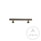 Cabinet Knobs & Handles 150 x 28mm (HS96) / Bronze / Solid Brass Bayside Luxe - Bellevue Brass Cabinetry Handles